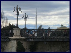 Murcia City Centre South part - Puente de los Peligros bridge and Pasarela bridge.